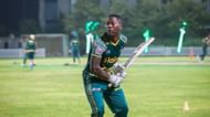 Sherfane Rutherford of Peshawar Zalmi in action- Courtesy: Peshawar Zalmi Twitter